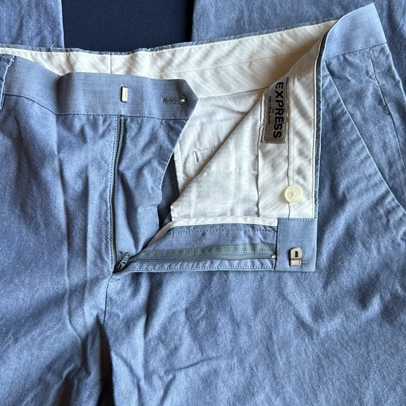 LIKE NEW Express Photographer, blue dress pants 36 x 30 (missing size tag) - Picture 5 of 6